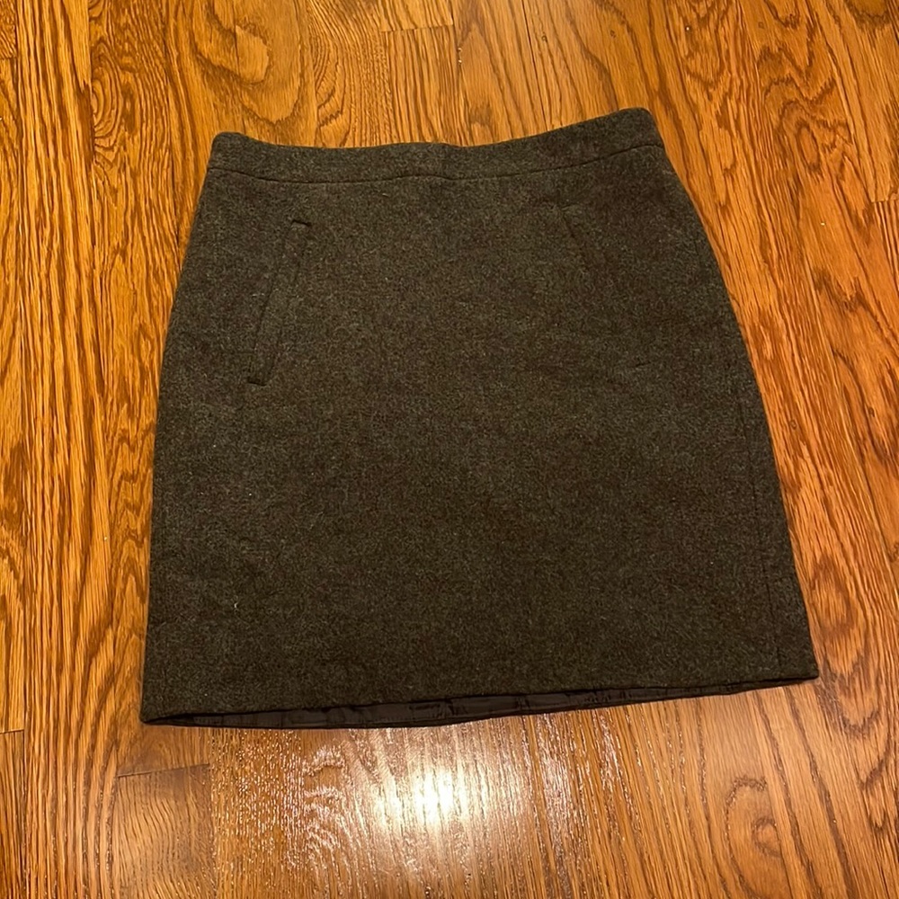 Grey Skirt - J. Crew